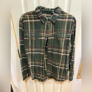 Orvis Flannel Long Sleeve Shirt- Size Large